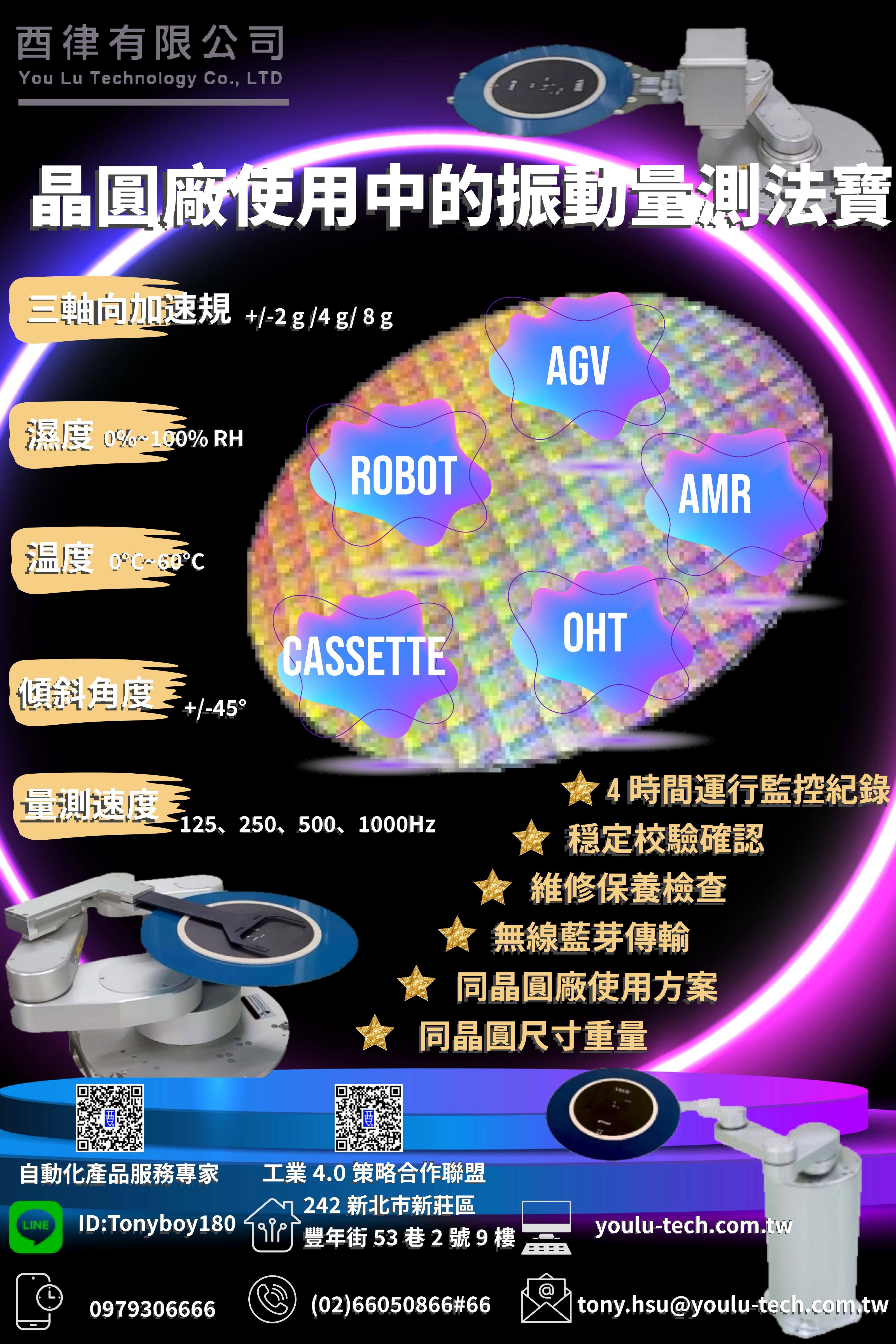 晶圓廠使用中的振動檢測法寶